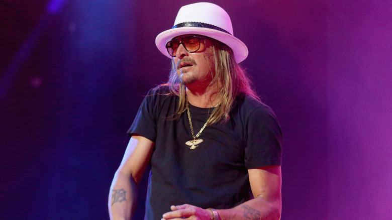 Kid Rock in a white hat