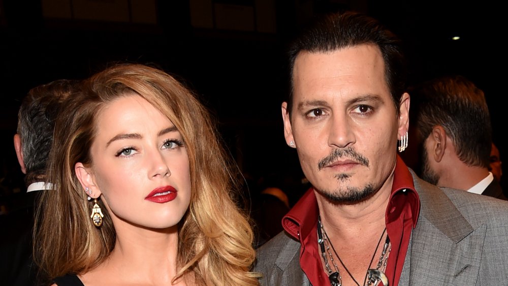 Amber Heard and Johnny Depp at the TIFF premiere of Black Mass 