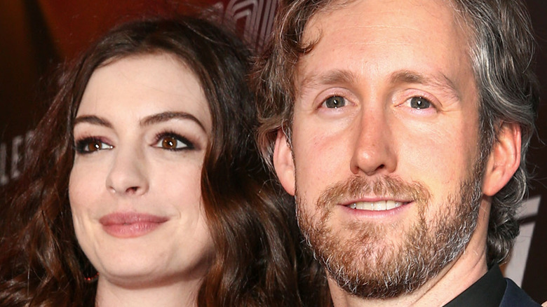 Anne Hathaway and Adam Shulman