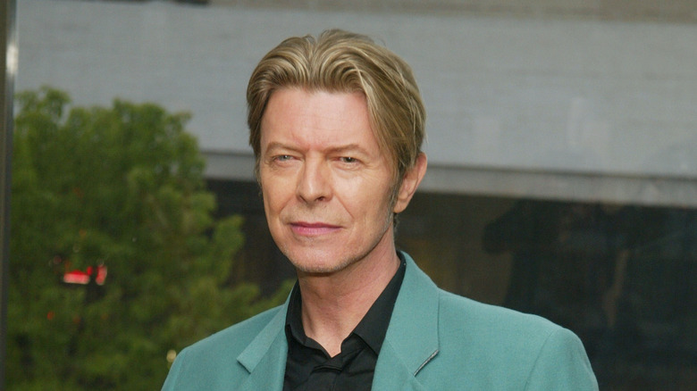 David Bowie turquoise jacket