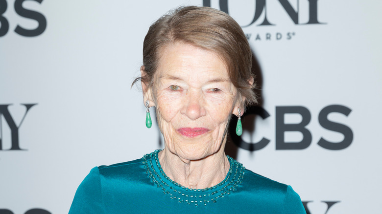 Glenda Jackson blue dress