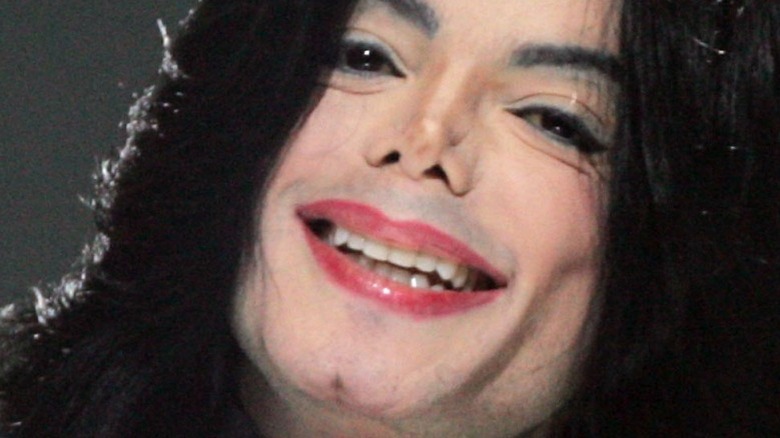 Michael Jackson at an event