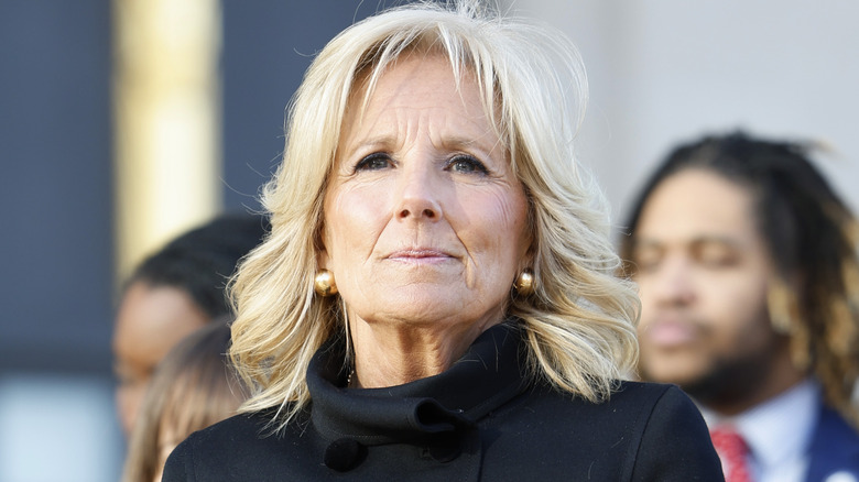 Jill Biden stoic in Nashville