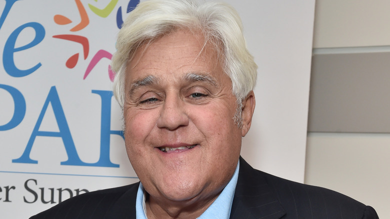 Jay Leno smiling in Los Angeles