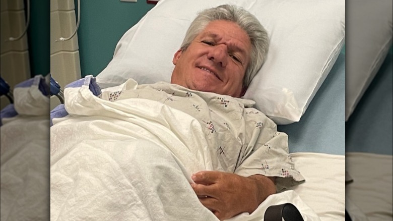 Matt Roloff smiling in hospital bed