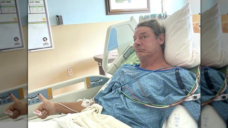 Ty Pennington in ICU bed