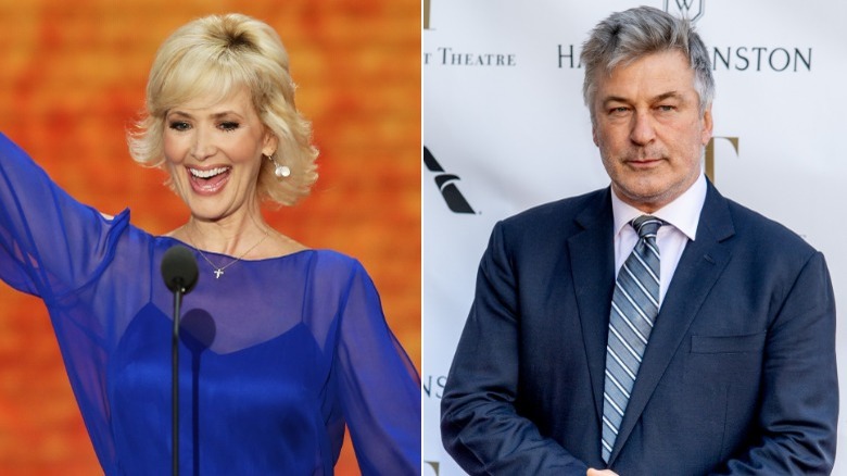 Janine Turner and Alec Baldwin