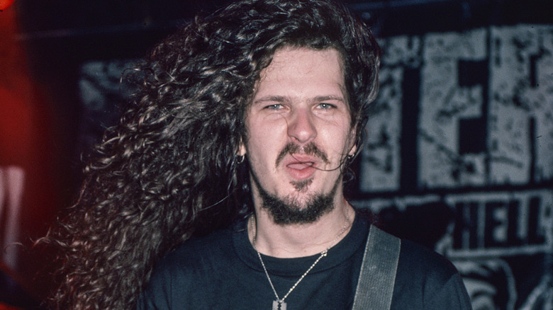 Dimebag Darrell performing in 1991