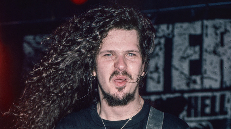 Dimebag Darrell performing in 1991