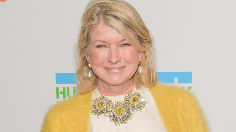 Martha Stewart smiling at a gala