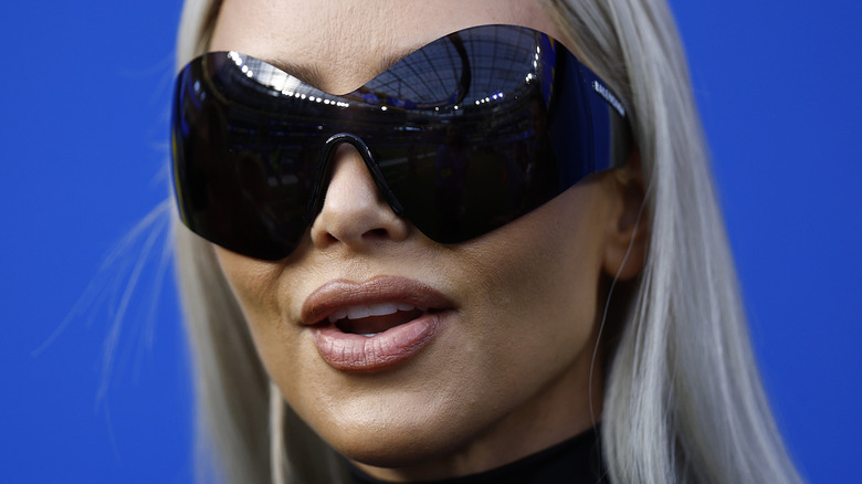 Kim Kardashian in shades