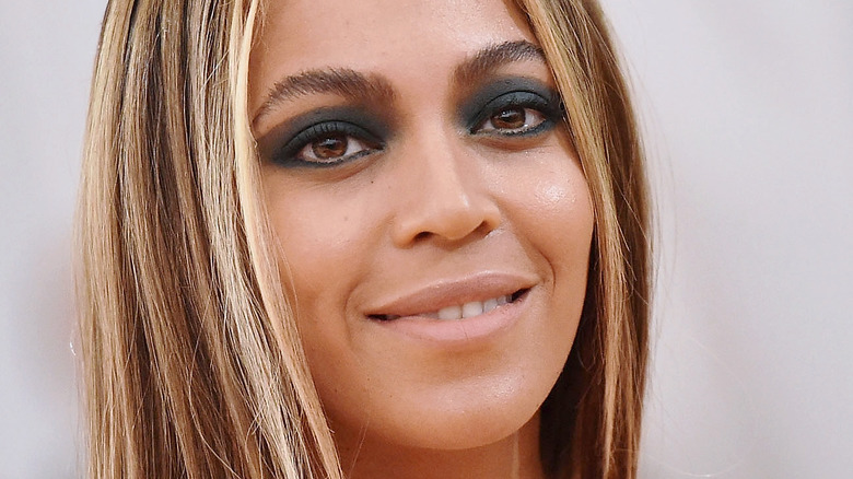 Beyonce Knowles-Carter smiling