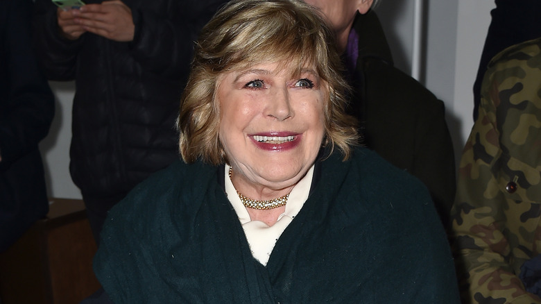 Marianne Faithfull smiling in Paris in 2020