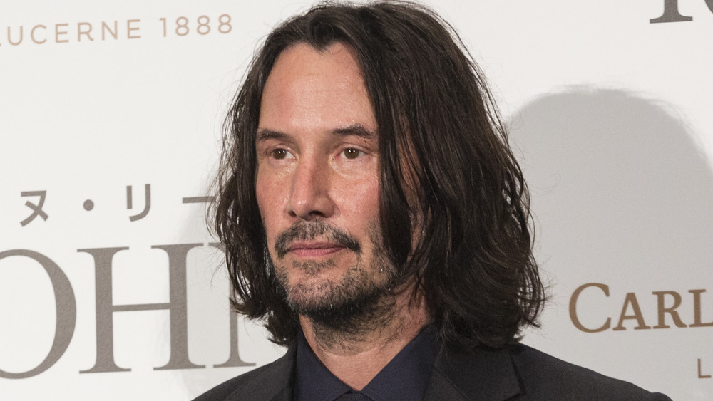 Keanu Reeves at a premiere