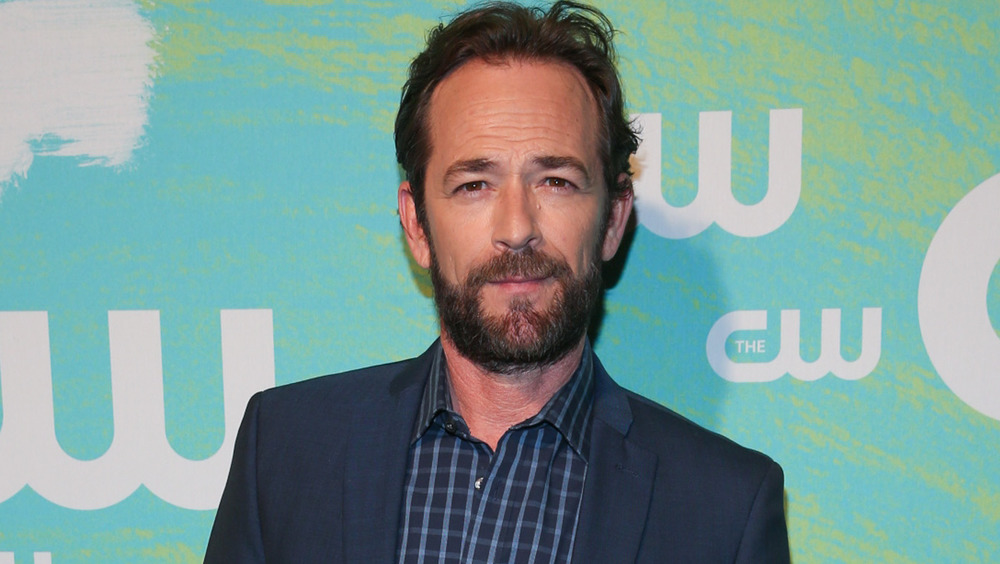 Luke Perry at upfront event
