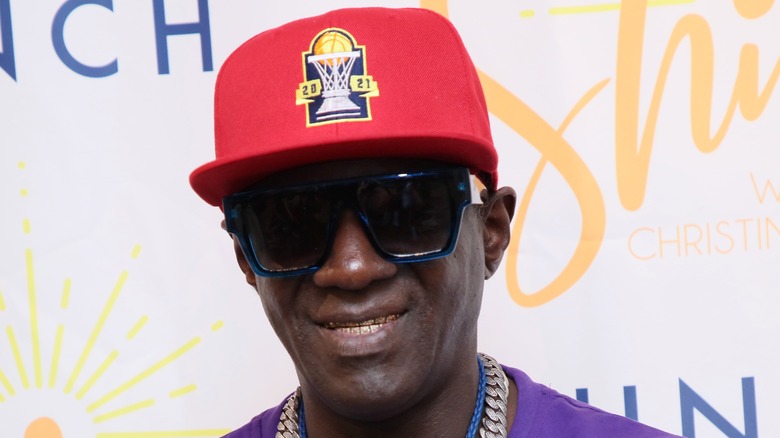 Flavor Flav red basketball cap