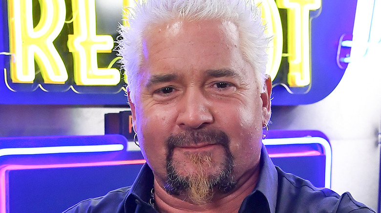 Guy Fieri looking serious