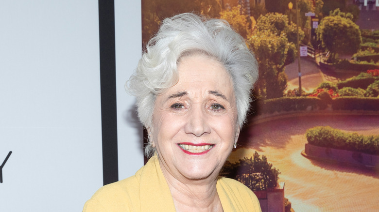 Olympia Dukakis in yellow
