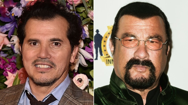 John Leguizamo and Steven Seagal taking photos