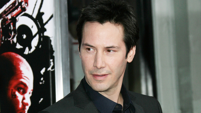 Keanu Reeves posing