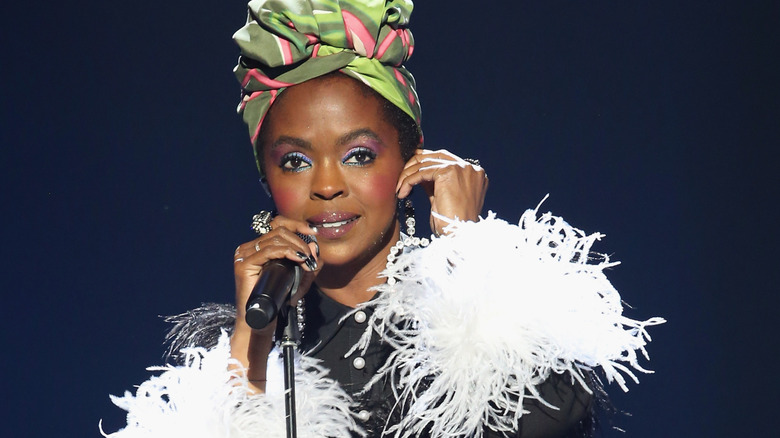 Lauryn Hill performing