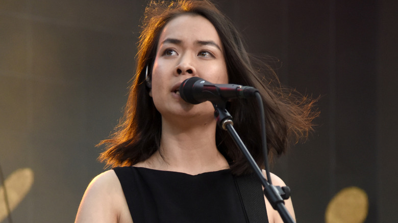 Mitski performing live