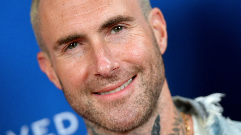 Adam Levine smiling