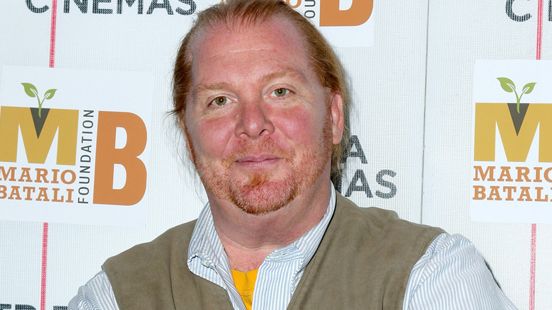 Mario Batali smiling