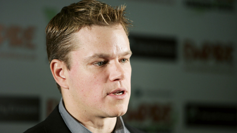 Matt Damon speaking