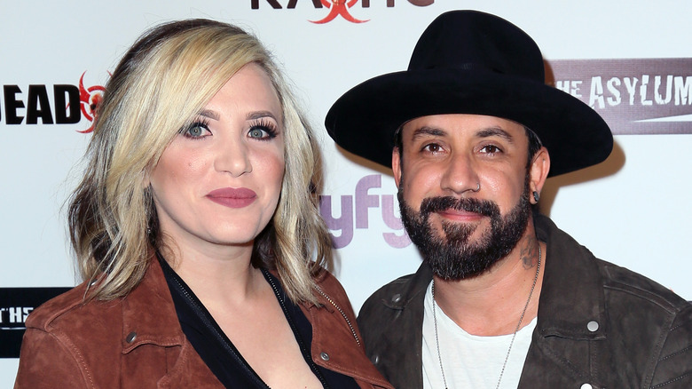 Rochelle Deanna McLean and AJ McClean smiling