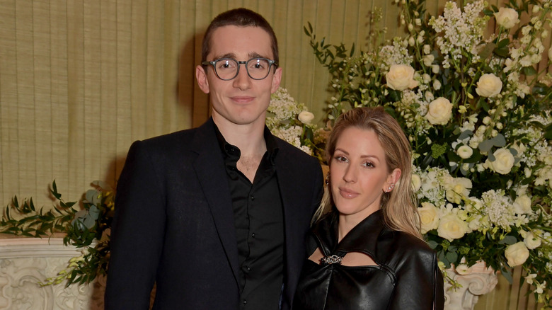 Caspar Jopling and Ellie Goulding posing