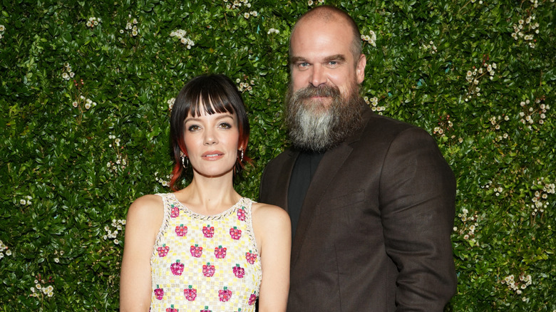 Lily Allen and David Harbour at the Chanel Tribeca Festival Artists Dinner