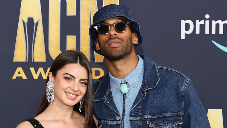 Matt James and Rachael Kirkconnell at the 2022 Country Music Awards