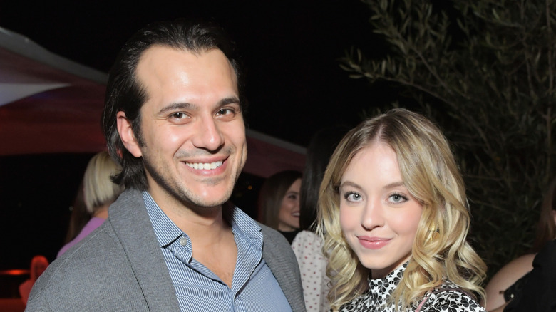 Sydney Sweeney and Jonathan Davino at the InStyle and Kate Spade Dinner