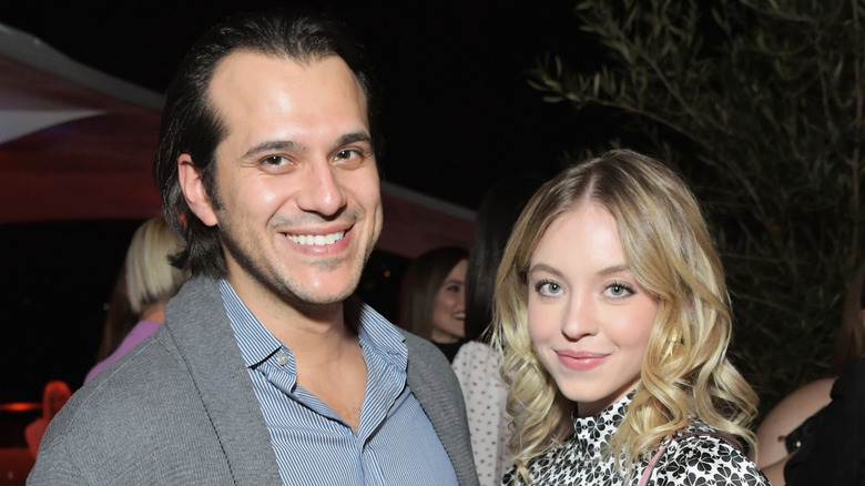 Sydney Sweeney and Jonathan Davino at the InStyle and Kate Spade Dinner