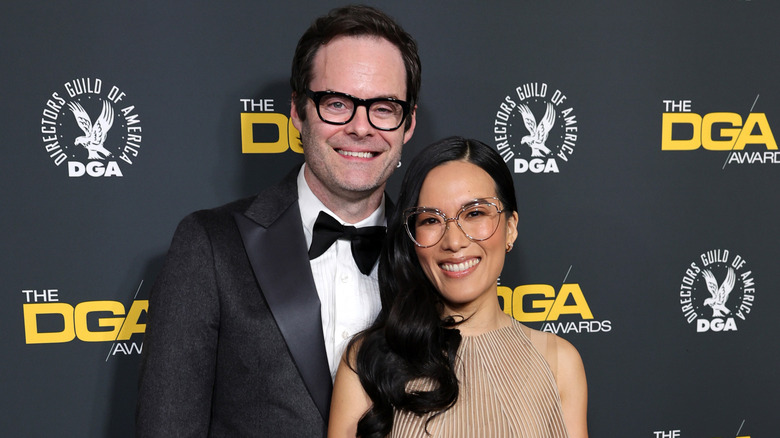 Bill Hader and Ali Wong smiling