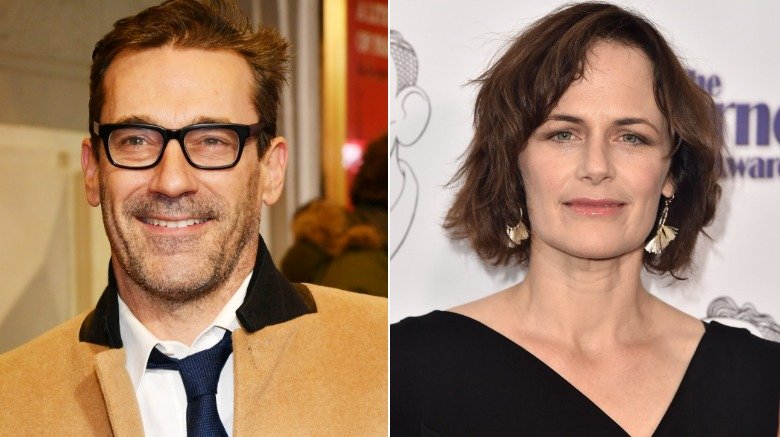 Jon Hamm and Sarah Clarke