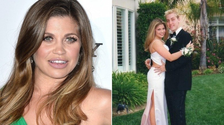 Danielle Fishel and Lance Bass at prom