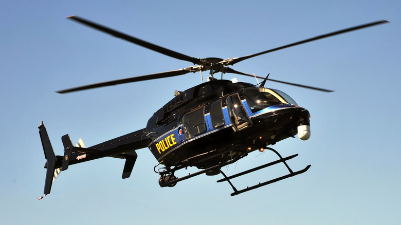 police helicopter