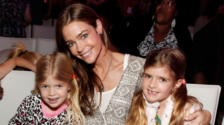 Denise Richards with daughters