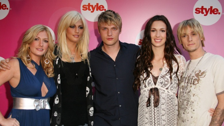 The Carter family posing 