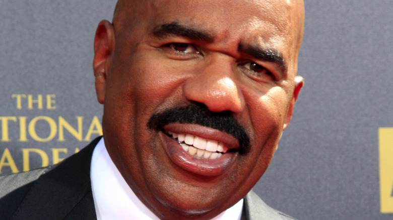 Steve Harvey on the red carpet