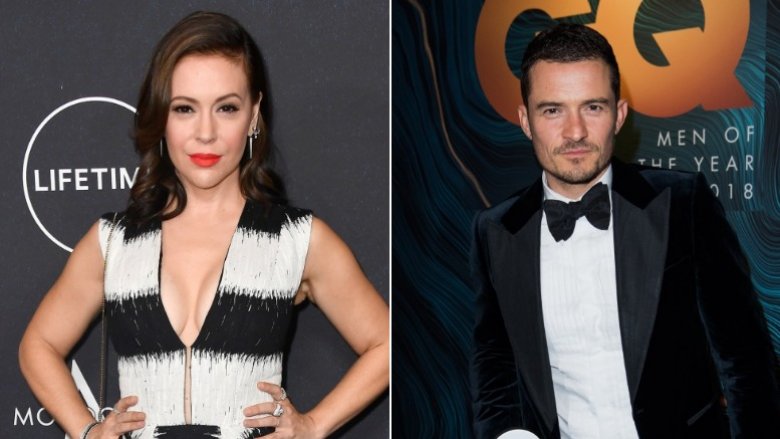 Alyssa Milano & Orlando Bloom
