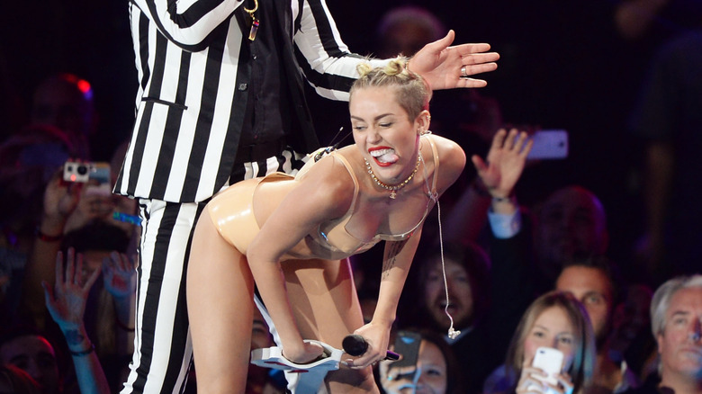Miley Cyrus at the 2013 VMAs