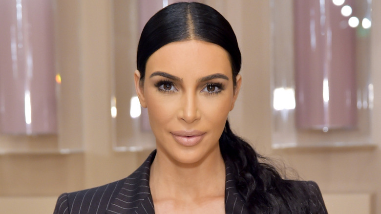 Kim Kardashian at KKW Beauty event