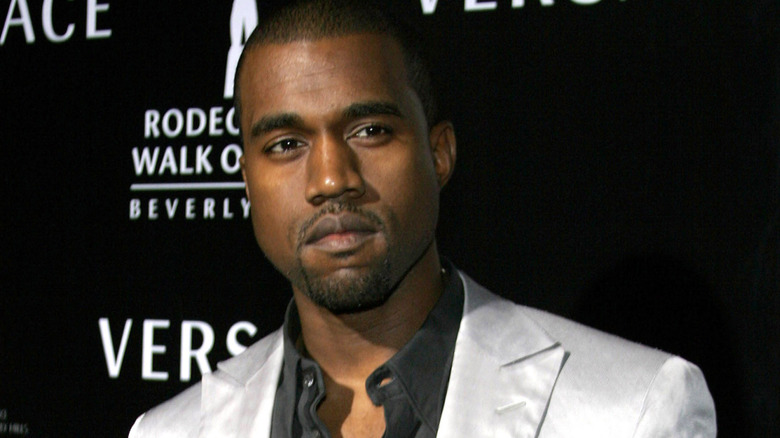Kanye West posing