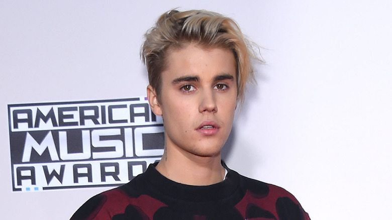Justin Bieber posing