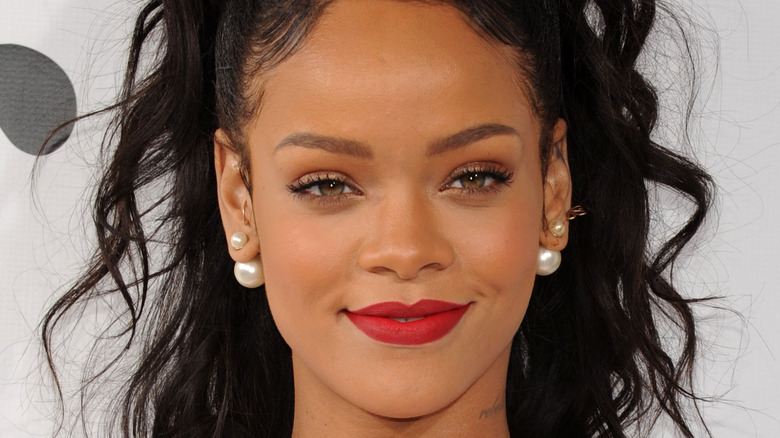 Rihanna smiling