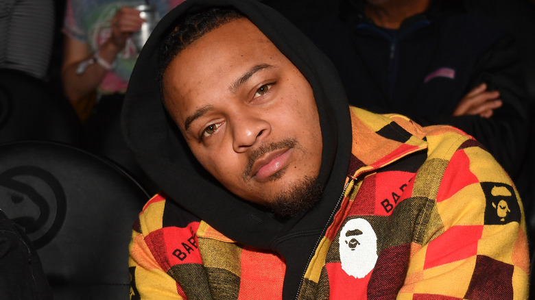 Bow Wow at a sports game