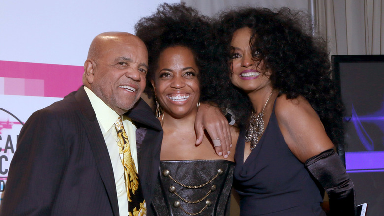 Berry Gordy, Rhonda Ross Kendrick, and Diana Ross